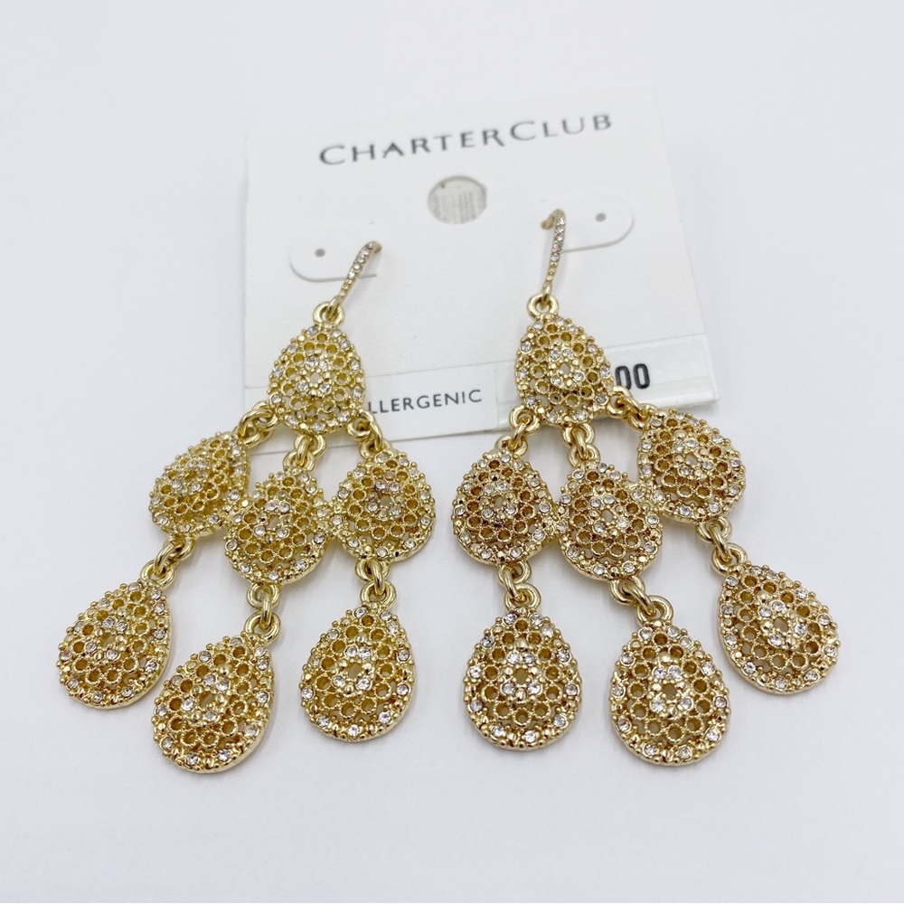 Charter Club Chandelier Earrings